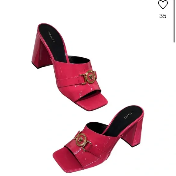 Brand New Versace ShoesVersace Medusa Patent Mules